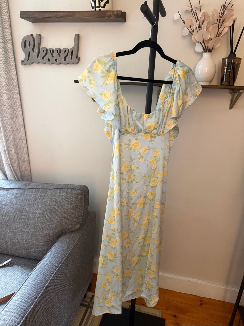 NWT Altar'd State Floral Midi Dress sz Med
